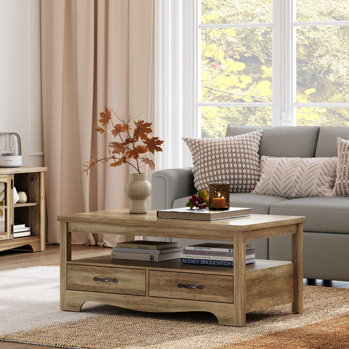 The Twillery Co. Hulett Coffee Table with Storage & Reviews - Wayfair ...